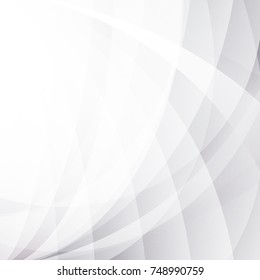 Abstract texture geometric  White and gray color technology modern futuristic background, vector illustration