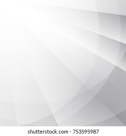 Abstract texture geometric  White and gray color technology modern futuristic background, vector illustration