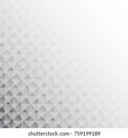 Abstract texture geometric  White and gray color technology modern futuristic background, vector illustration