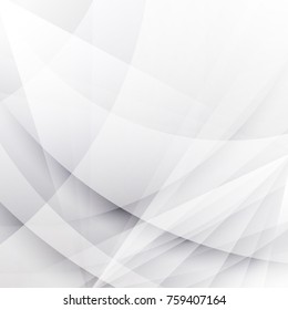 Abstract texture geometric  White and gray color technology modern futuristic background, vector illustration