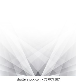 Abstract texture geometric  White and gray color technology modern futuristic background, vector illustration