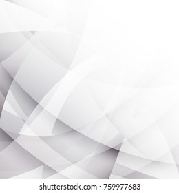 Abstract texture geometric  White and gray color technology modern futuristic background, vector illustration