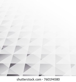 Abstract texture geometric  White and gray color technology modern futuristic background, vector illustration