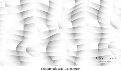 Abstract texture gradients on black and white background. Geometric Backdrop for Poster, 3d shapes composition. Modern  cover. Brochure, card, structure background.