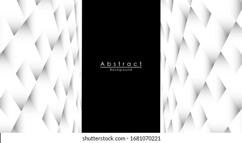 Gradientes de textura abstracta sobre fondo blanco y negro. Fondo geométrico para composición de póster, 3d formas. Tapa moderna. Folleto, tarjeta, fondo de estructura.