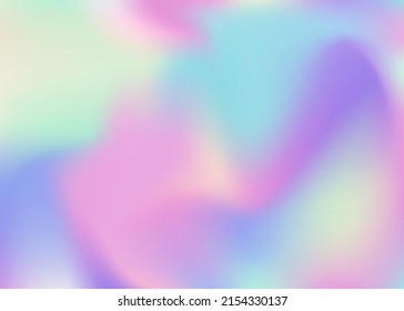 Abstract Texture. Graphic Card. Pearlescent Gradient. Holographic Background. Retro Vector. Blue Shiny Gradient. Metal Gasoline Brochure. Vintage Foil. Purple Abstract Texture