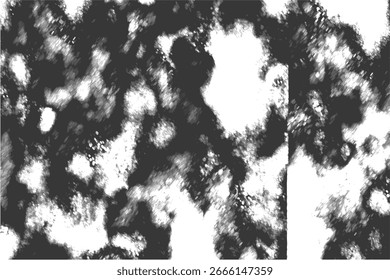 Fondo grunge de textura Abstractas con contraste en blanco y negro, patrón áspero afligido y salpicaduras de ruido, superposición de superficie vintage caótica, mancha de tinta de mármol orgánico desordenado artístico, mancha de pintura