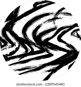 Textura abstracta en forma de grunge. El fondo. Vector texturizado negro. trazos de pincel