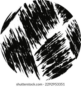 Abstract texture in grunge style. The background. Black textured brush strokes