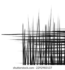 Abstract texture in grunge style. The background. Black textured brush strokes