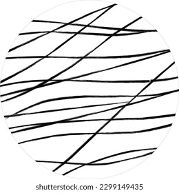 Abstract texture in grunge style. The background. Black textured brush strokes	
