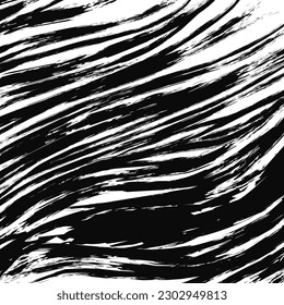 Abstract texture in grunge style. The background. Black textured brush strokes	

