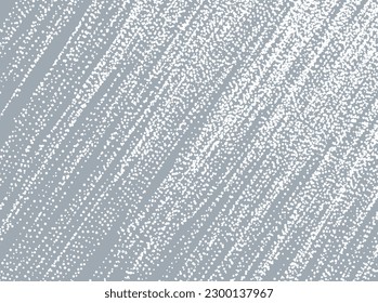 Abstrakte Textur im Grunge-Stil. Grauer und weißer diagonaler Vektorhintergrund.