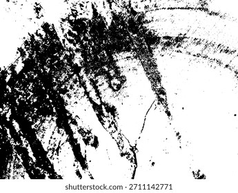Textura Abstractas de grunge blanco y negro arañazos y grietas pared de polvo angustiado Superposiciones línea boceto textura de sello vintage con efecto grunge. aislado sobre fondo blanco. EPS10.