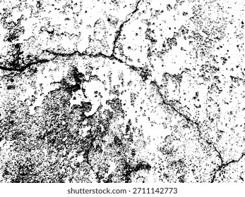 Abstrakte Textur von grunge weiß und schwarz Kratzer und Risse gestresste Staubwand Overlays Linie Skizze Vintage Stempel Textur mit Effekt Grunge. einzeln auf weißem Hintergrund.EPS10.
