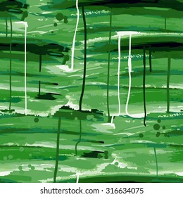 Abstract Texture Grunge.Green paint seamless pattern.