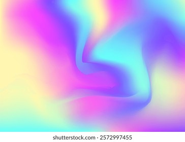 Abstract Texture. Hologram Background. Minimal Foil. Pearlescent Background. Retro Glitter. Girlie Light. Pink Neon Gradient. Pop Geometry Invitation. Violet Abstract Texture