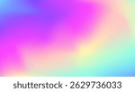 Abstract Texture. Hologram Gradient. Metal Spectrum Template. Pink Pop Background. Trendy Light. Neon Effect. Pearlescent Background. Pastel Card. Blue Abstract Texture