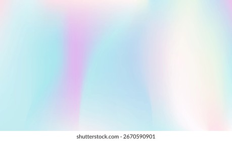 Abstrakte Textur. Irisierender Hintergrund. Retro Futuristische Vorlage. Girlie Fluid. Soft Concept Farbverlauf. violetter Neongradient. Regenbogenkarte. Abstrakte violette Textur