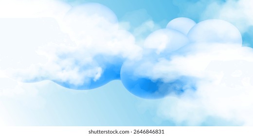 Abstract texture isolated on white an blue background art. splatter stains artistic clear blue sky design.