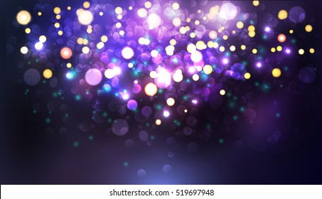 Abstract texture, light bokeh vector background