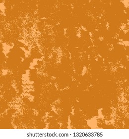 Abstract texture of light brown paint. Vector background of paint strokes with a dry brush. Vintage grunge style pattern