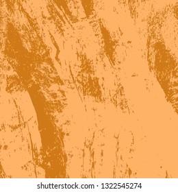 Abstract texture of light brown paint. Vector background of paint strokes with a dry brush. Vintage grunge style pattern