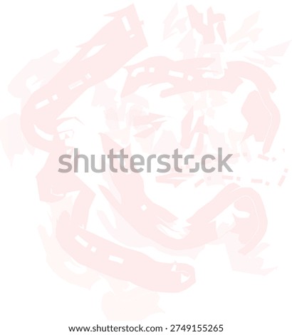 Abstract texture line graffitti art