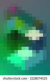 Abstract texture with a mosaic of geometric shapes