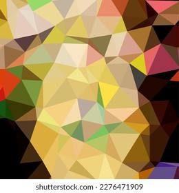 Abstract texture with a mosaic of geometric shapes