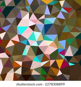 Abstract texture with a mosaic of geometric shapes