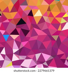 Abstract texture with a mosaic of geometric shapes