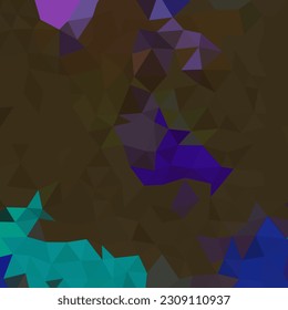 Abstract texture with a mosaic of geometric shapes