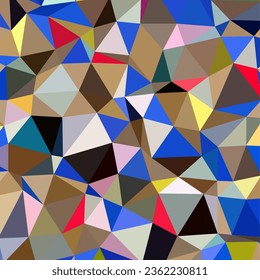 Abstract texture with a mosaic of geometric shapes