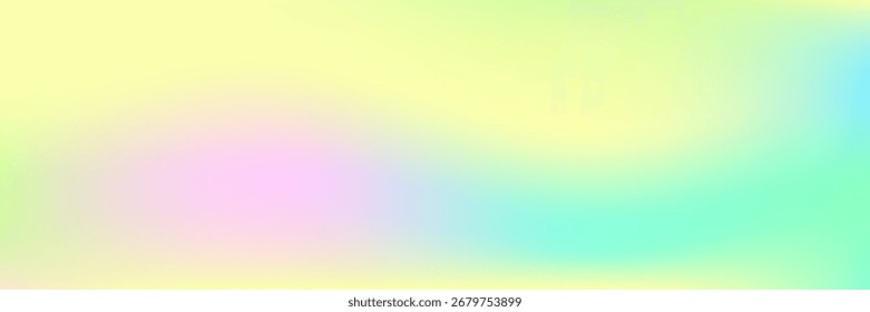 Abstrakte Textur. Neonflüssigkeit. Popvektor. Farbverlauf. Metall Mehrfarbige Einladung. Lebendige Abdeckung. Hologramm Gradient. Tie Dye Retro Hintergrund. Grüne abstrakte Textur