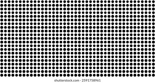 Abstract texture for note or notebook. black sheet paper. white mesh pattern. seamless Polka dot background simple abstract modern art