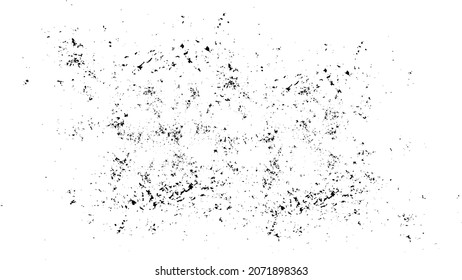 The abstract texture on white background, dirt overlay or screen effect use for grunge background vintage style. Grunge monochrome background for t-shirt design. 
