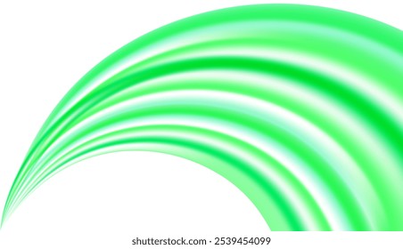 Abstract texture of overlapping curved lines in green