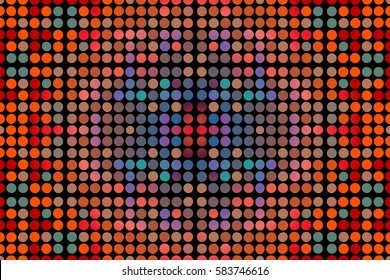 abstract texture pattern decorative colorful maze on a dark background