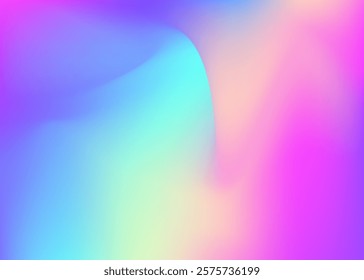 Abstract Texture. Pearlescent Background. Holographic Background. Blue Pop Gradient. Cosmos Flyer. Soft Futuristic Template. Metal Pattern. Graphic Foil. Purple Abstract Texture