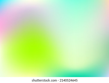 Abstract Texture. Plastic Light. Vibrant Flyer. Violet Retro Background. Pop Banner. Hologram Gradient. Iridescent Gradient. Shiny Geometry Backdrop. Blue Abstract Texture
