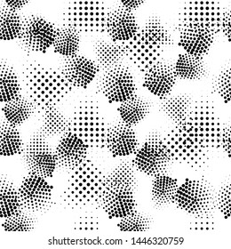 abstract texture. Polka dots style texture. Abstract dotted monochrome pattern. Graphic abstract background. Artistic backdrop.