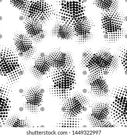 abstract texture. Polka dots style texture. Abstract dotted monochrome pattern. Graphic abstract background. Artistic backdrop.