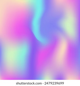 Abstract Texture. Purple Blur Gradient. Shiny Glitch. Trendy Flyer. Pop Futuristic Brochure. Holographic Gradient. Pearlescent Background. Pastel Card. Violet Abstract Texture