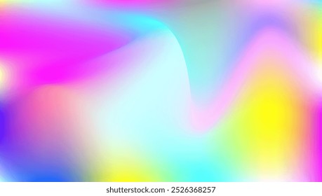 Textura abstrata. Fundo macio roxo. Superfície brilhante. Gradiente Iridescente. Malha líquida. Modelo de gasolina Neon. Luz Vintage. Holograma de fundo. Textura abstrata violeta