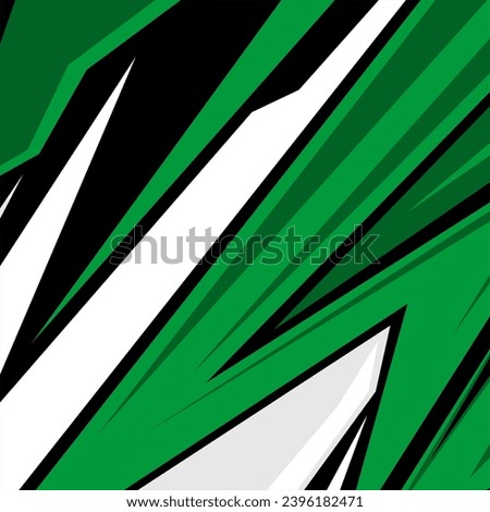Abstract texture racing background Graphic abstract With Green And White