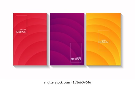 Abstract texture, radial color gradient abstract background, vector geometric shape design, modern trend simple minimal geometric background vector illustrasion