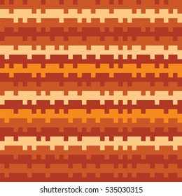 Abstract texture railways striped pixel seamless background orange