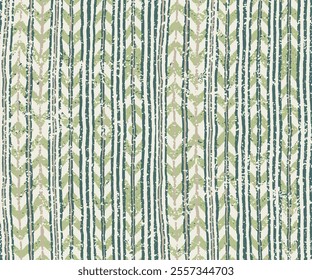 Abstract texture repeat modern pattern,Modern seamless chevron pattern on mottled texture pastel green background. Abstract background with hand drawn smearing random lines and trendy hipster style