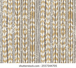 Abstract texture repeat modern pattern,Modern seamless chevron pattern on mottled texture light yellow background. Abstract background with hand drawn smearing random lines and trendy hipster style